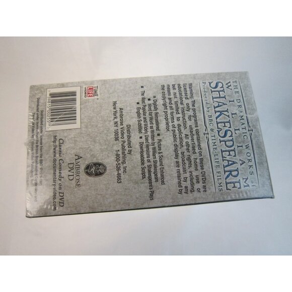 The Dramatic Works of William Shakespeare: Comedy 5 Disc - DVD - Sealed - Picture 5 of 10